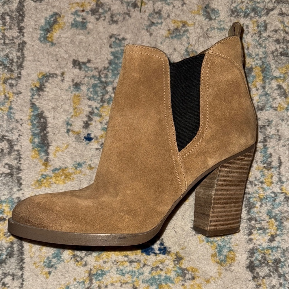 Marc Fisher Women's Tan Suede Ankle Boots